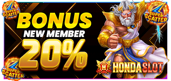 BONUS NEW MEMBER 20%